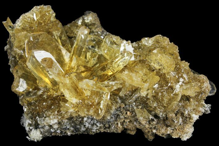 Selenite Crystal Cluster (Fluorescent) - Peru #94627